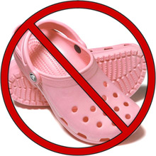 pink crocs no These Boots Were Made For Dancing